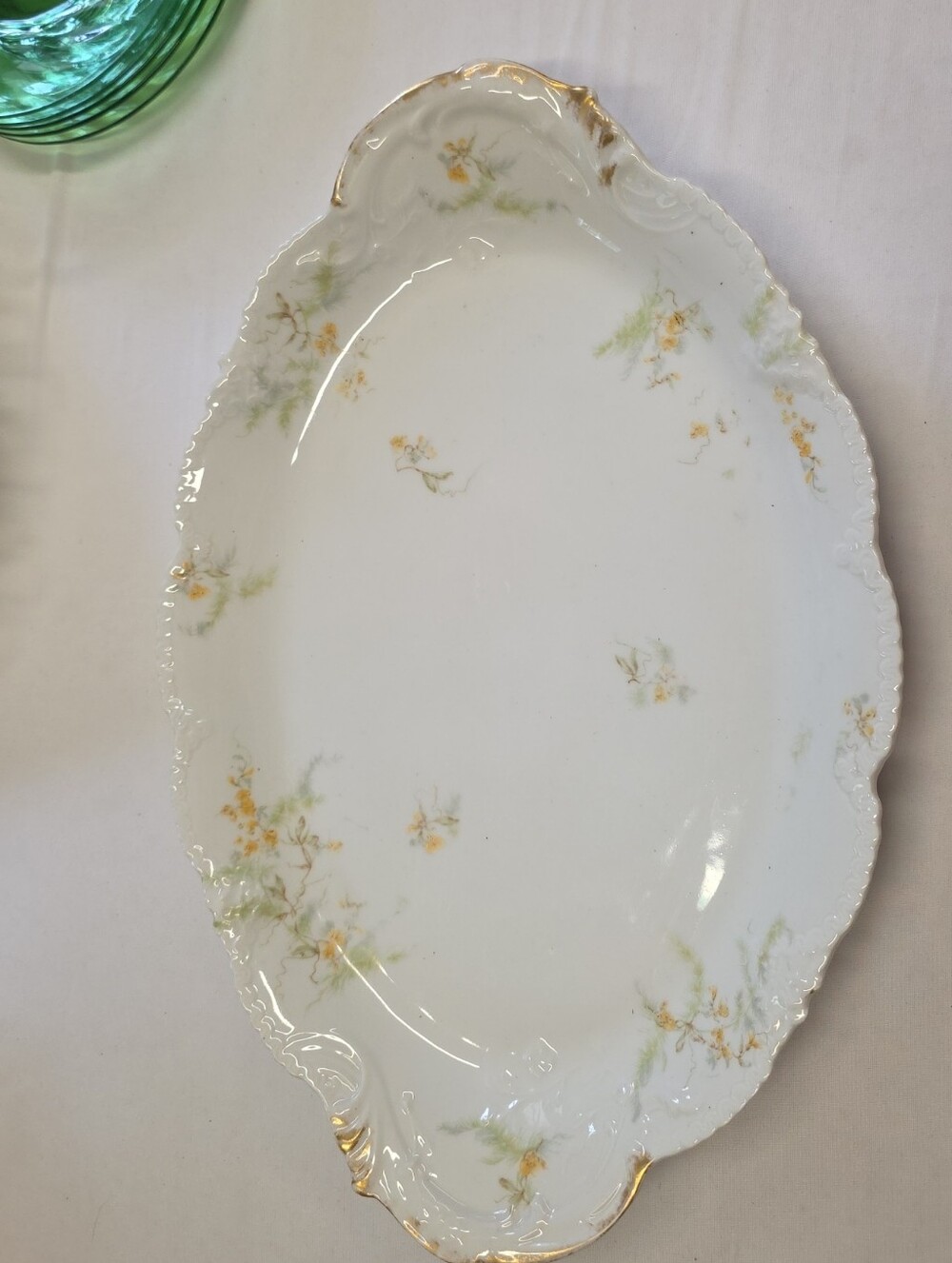 Antique Theodore Haviland Limoges Oval Serving Platter